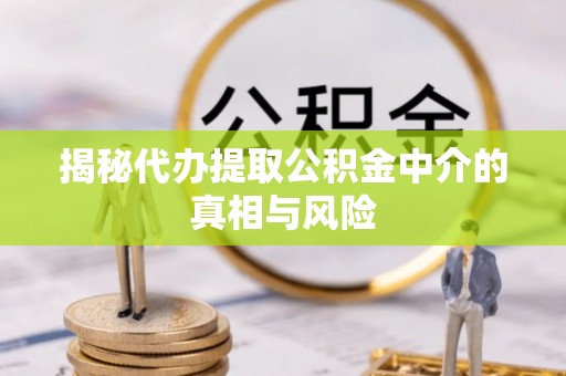 平顺揭秘代办提取公积金中介的真相与风险