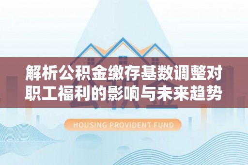 平顺解析公积金缴存基数调整对职工福利的影响与未来趋势