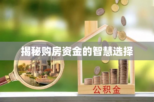 平顺揭秘购房资金的智慧选择