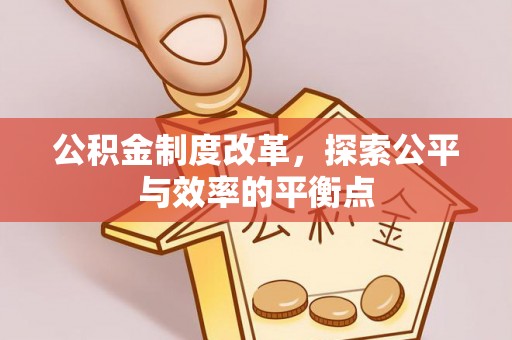平顺公积金制度改革，探索公平与效率的平衡点