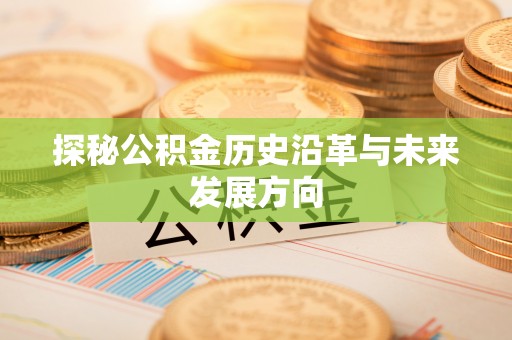 平顺探秘公积金历史沿革与未来发展方向