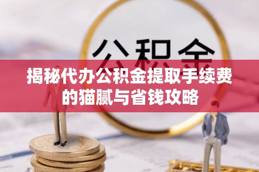 平顺揭秘代办公积金提取手续费的猫腻与省钱攻略